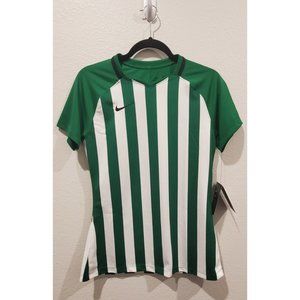 NIKE Green and White Soccer Jersey